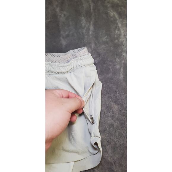 Athleta Crest 2in1 Shortie Womens Sz 6 Small Shorts Elastic Waist Drawstring C26 - Picture 4 of 9